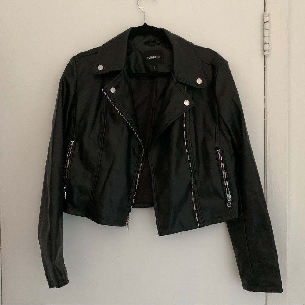 Express faux leather jacket